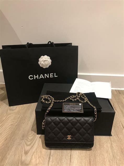 chanel wallet on chain classic caviar